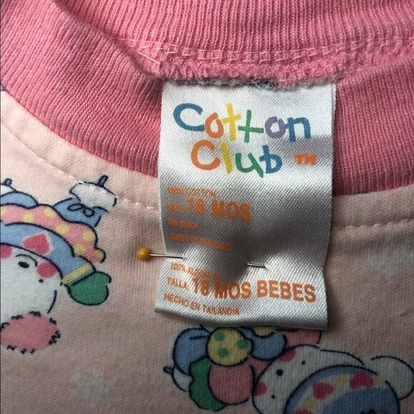 Cotton Club Infant Girls Onesie L/S PJs Sz 18 mo - Picture 2 of 3
